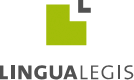 Animiertes Logo von Lingua Legis zum Jubiläum